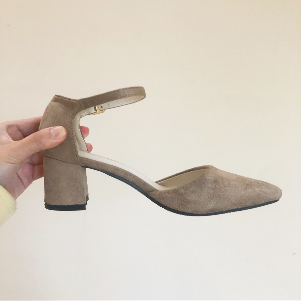 👠2 for $30👠Nude Suede Low Heels